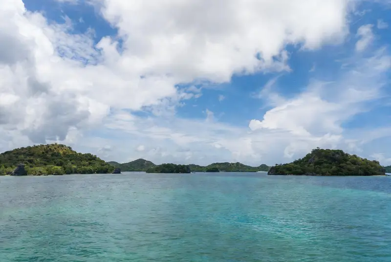 Caribbean islands panorama