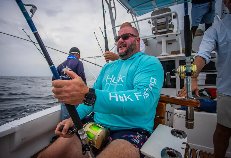 Fighting fish in the chair